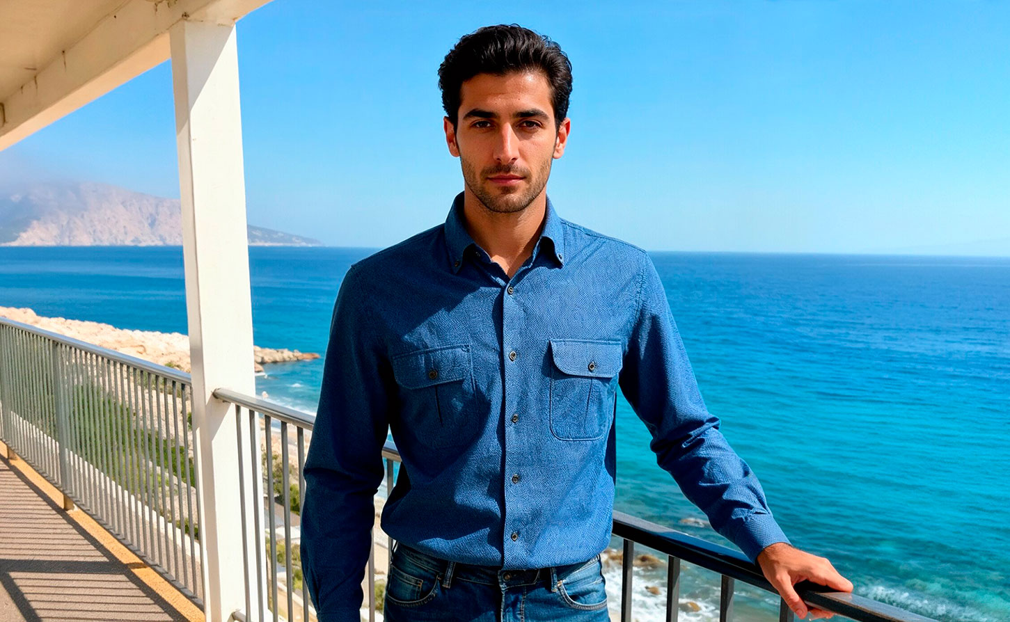 Chemise sur mesure jean