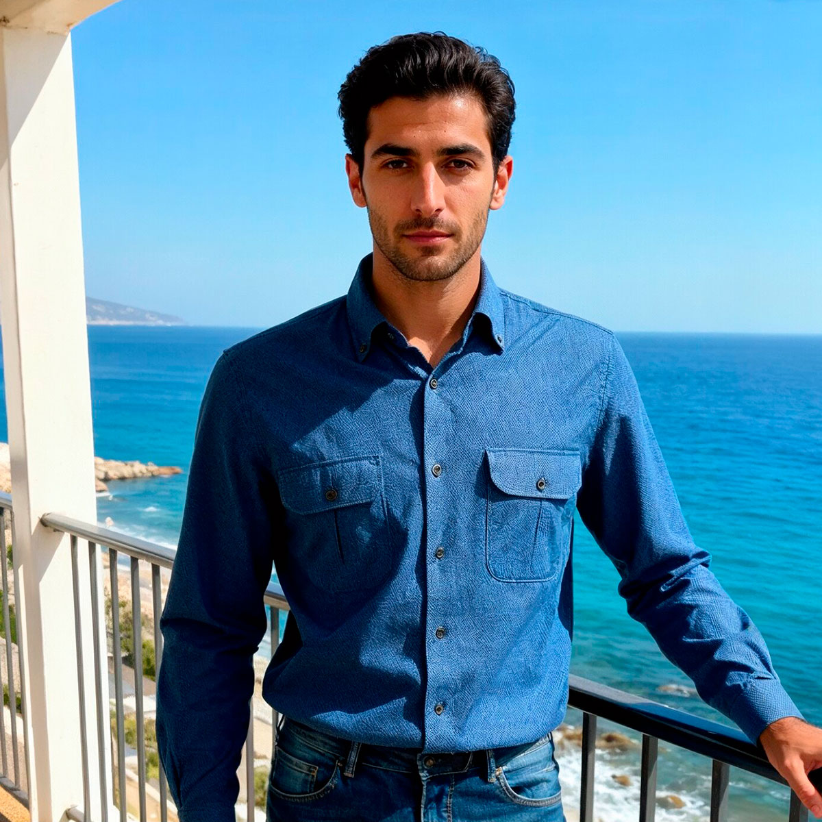 Chemise sur mesure jean