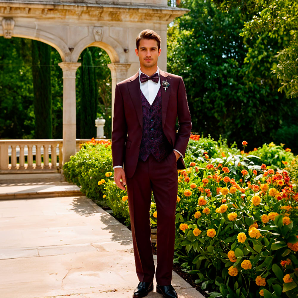 Costume sur mesure bordeaux