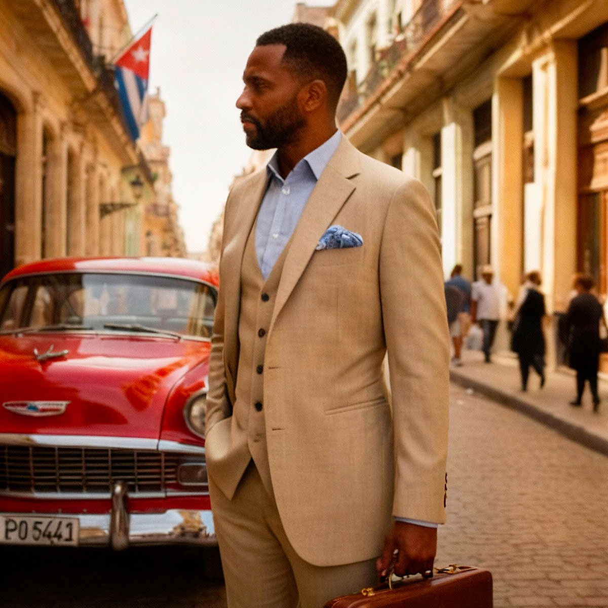 Costume fresco tabac