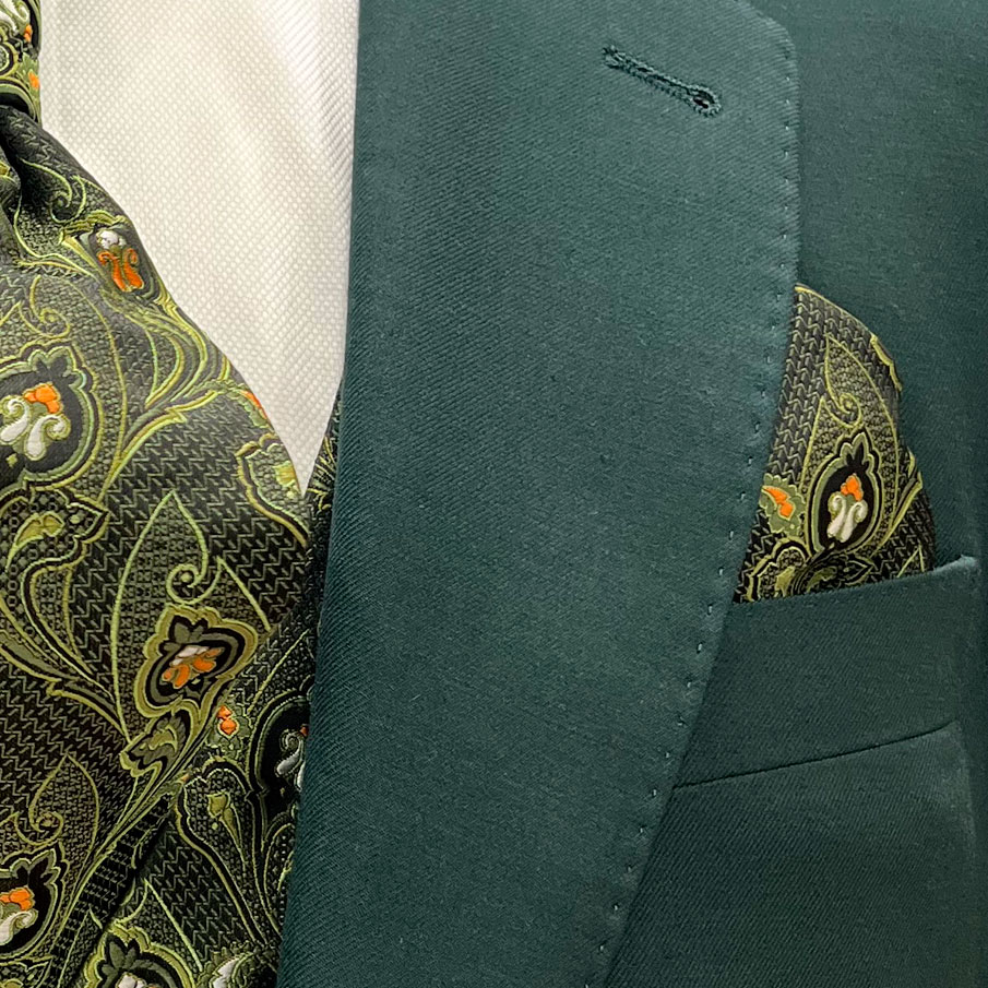 costume-trois-pieces-vert-billard 3