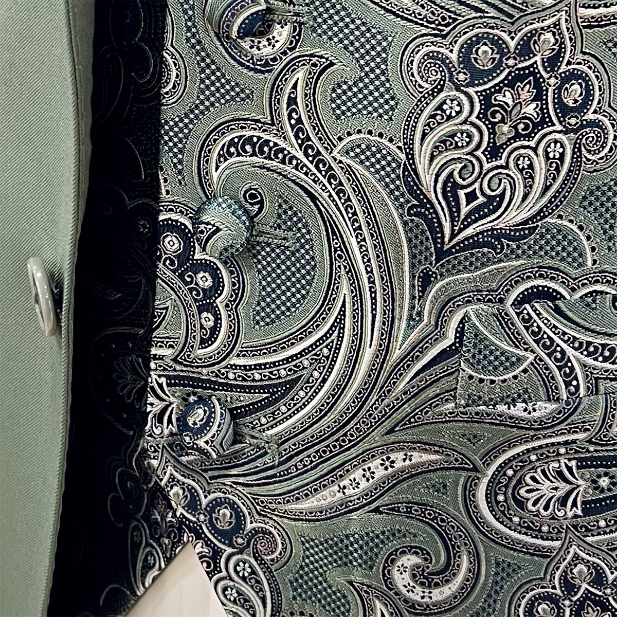 gilet-double-face-jacquard-vert 2