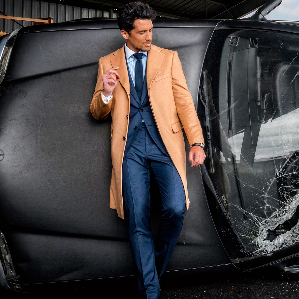 Manteau laine cachemire