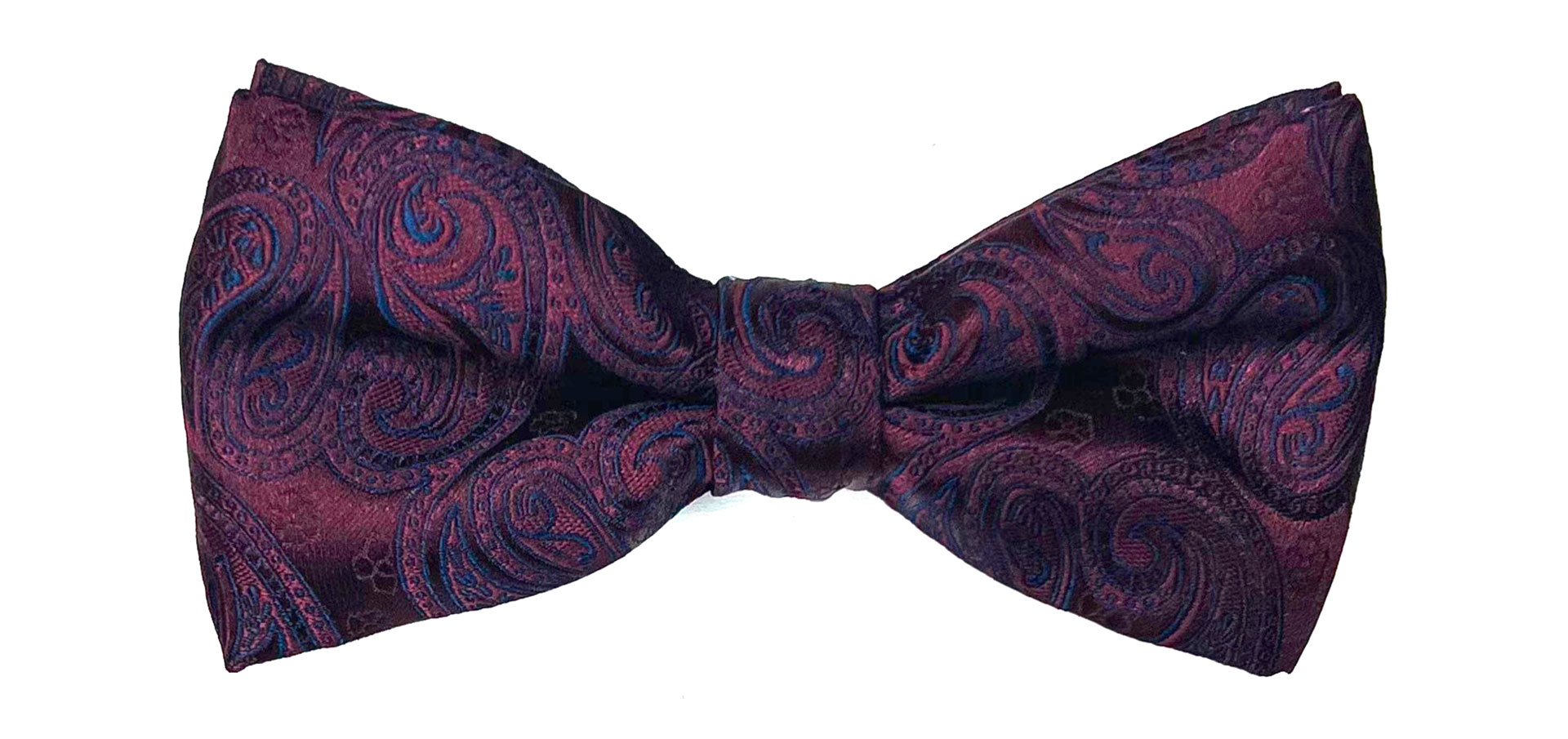 Nœud papillon bordeaux