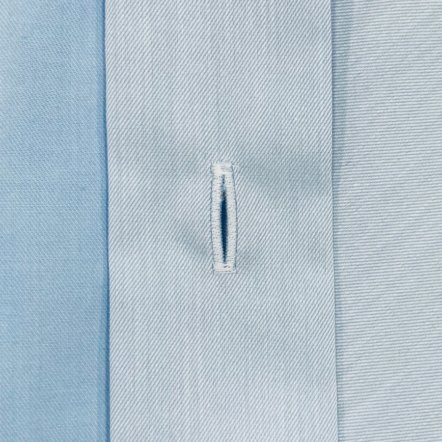 Boutonnière chemise sur mesure