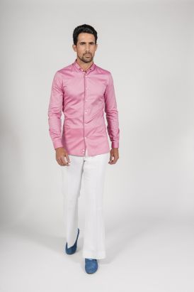 Pantalon lin blanc patte d’eph